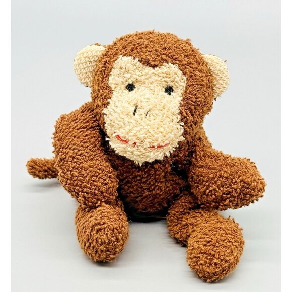 Russ Home Buddies Coco Monkey Terrycloth Plush Stuffed Animal Toy Vintage - Picture 1 of 7
